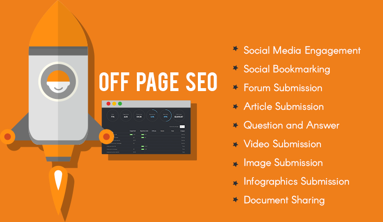 9 types of tactics given for Off page SEO.