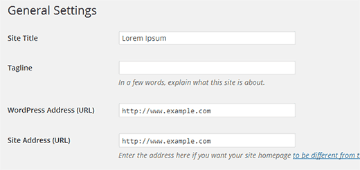 redirect url settings