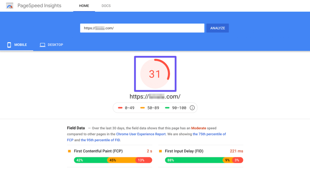 Google PageSpeed Insights